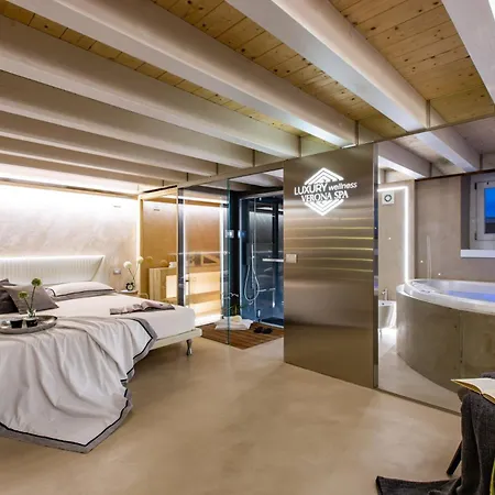 아파트 Luxury Wellness Spa 베로나